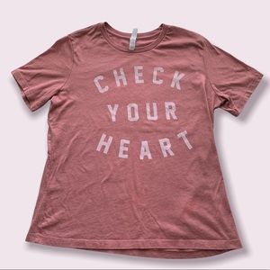 John Crist “Check Your Heart” Pink Women’s T-shirt